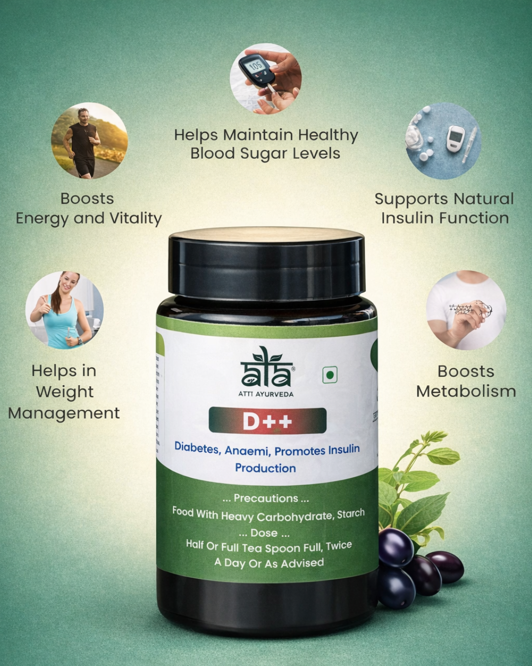 Ayurvedic D++ Diab Care Tablets