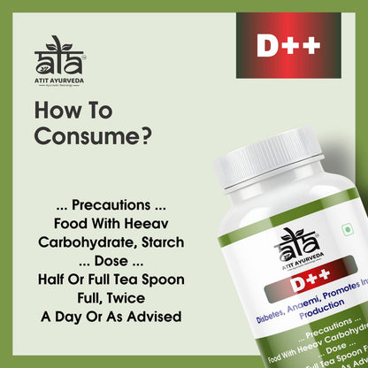 Ayurvedic D++ Diab Care Tablets